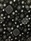 1 Yard Black Poly Cotton Fabric with Paisley Bandanna Pattern 59/60 Inches Wide